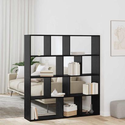 Dulap pentru cărți Stejar negru 132 x 29 x 141.5 cm GartenMobel Dekor