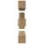 Set comodă TV cu raft Altele 8 pcs stejar artizanal 30.5 x 30 x 90 cm GartenMobel Dekor
