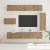 Set comodă TV cu raft Altele 8 pcs stejar artizanal 30.5 x 30 x 90 cm GartenMobel Dekor