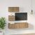 Set comodă TV Pe perete Altele 4 pcs stejar artizanal 60 x 30 x 30 cm GartenMobel Dekor