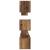 Set comodă TV 8 pcs Lemn vechi 60 x 30 x 30 cm Lemn compozit GartenMobel Dekor