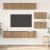 Set dulap TV 6 pcs stejar artizanal 80 x 30 x 30 cm Mediu GartenMobel Dekor