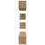 Set dulap TV 6 pcs stejar artizanal 80 x 30 x 30 cm Mediu GartenMobel Dekor