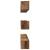 Set dulap TV cu raft Pe perete Altele 8 pcs Lemn vechi Mediu 30.5 x 30 x 30 cm GartenMobel Dekor