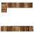 Set comodă TV 5 pcs Lemn vechi Mediu 100 cm x 30 cm x 30 cm GartenMobel Dekor