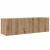 Set comodă TV cu raft Pe perete Altele 5 pcs stejar artizanal Mediu 100 cm GartenMobel Dekor