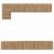Set comodă TV cu raft Pe perete Altele 5 pcs stejar artizanal Mediu 100 cm GartenMobel Dekor