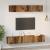 Set comodă TV 5 pcs Lemn vechi Standard Mediu Lemn compozit GartenMobel Dekor