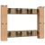 Set comodă TV 10 pcs stejar artizanal 30.5 x 30 x 90 cm GartenMobel Dekor