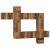 Set comodă TV 10 pcs Lemn vechi 30.5 x 30 x 90 cm Lemn compozit GartenMobel Dekor