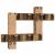 Set comodă TV 10 pcs Lemn vechi 30.5 x 30 x 90 cm Lemn compozit GartenMobel Dekor
