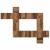 Set comodă TV 10 pcs Lemn vechi 30.5 x 30 x 90 cm Lemn compozit GartenMobel Dekor