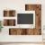 Set comodă TV 6 pcs Lemn vechi 30.5 x 30 x 90 cm Lemn compozit GartenMobel Dekor