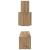Set comodă TV 4 pcs stejar artizanal 30.5 x 30 x 90 cm GartenMobel Dekor