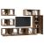 Set comodă TV 6 pcs Lemn vechi 30.5 x 30 x 90 cm Lemn compozit GartenMobel Dekor