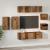 Set comodă TV 8 pcs Lemn vechi 30.5 x 30 x 60 cm Lemn compozit GartenMobel Dekor