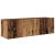 Set dulap TV cu raft Pe perete Altele 8 pcs Lemn vechi Mediu 30.5 x 30 x 30 cm GartenMobel Dekor