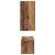 Set comodă TV 6 pcs Lemn vechi 60 x 30 x 30 cm Lemn compozit GartenMobel Dekor