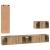 Set comodă TV 4 pcs stejar artizanal 30.5 x 30 x 110 cm GartenMobel Dekor
