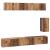 Set comodă TV 6 pcs Lemn vechi Standard Mediu Lemn compozit GartenMobel Dekor