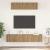 Set dulap TV 4 pcs stejar artizanal Mediu 80 x 30 x 30 cm GartenMobel Dekor