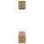 Set dulap TV 4 pcs stejar artizanal Mediu 80 x 30 x 30 cm GartenMobel Dekor