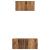 Set dulap TV 2 pcs Lemn vechi 80 x 30 x 30 cm Lemn compozit GartenMobel Dekor