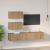 Set comodă TV Pe perete 4 pcs stejar artizanal 80 x 30 x 30 cm GartenMobel Dekor