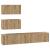 Set comodă TV Pe perete 4 pcs stejar artizanal 80 x 30 x 30 cm GartenMobel Dekor