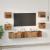 Set comodă TV 7 pcs Lemn vechi 60 x 30 x 30 cm Lemn compozit GartenMobel Dekor