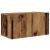 Set comodă TV cu raft Pe perete cu depozitare cu ușă 3 pcs Lemn vechi 150.5 x 30 x 90 cm GartenMobel Dekor