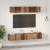 Set dulap TV 5 pcs Lemn vechi Standard Mediu Lemn compozit GartenMobel Dekor