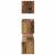 Set comodă TV 4 pcs Lemn vechi 80 x 30 x 30 cm Lemn compozit GartenMobel Dekor