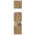 Set comodă TV Pe perete Altele 4 pcs stejar artizanal 80 x 30 x 30 cm GartenMobel Dekor