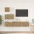 Set comodă TV Pe perete Altele 4 pcs stejar artizanal 80 x 30 x 30 cm GartenMobel Dekor