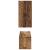 Set comodă TV 4 pcs Lemn vechi 30.5 x 30 x 60 cm Lemn compozit GartenMobel Dekor