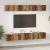 Set comodă TV 6 pcs Lemn vechi 60 x 30 x 35 cm Lemn compozit GartenMobel Dekor