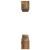 Set comodă TV 6 pcs Lemn vechi 60 x 30 x 35 cm Lemn compozit GartenMobel Dekor