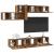 Set comodă TV 7 pcs Lemn vechi 60 x 30 x 30 cm Lemn compozit GartenMobel Dekor