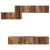 Set comodă TV 7 pcs Lemn vechi 60 x 30 x 30 cm Lemn compozit GartenMobel Dekor