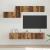 Set comodă TV 7 pcs Lemn vechi 60 x 30 x 30 cm Lemn compozit GartenMobel Dekor