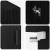 Mobilier cu Montaj pe Perete cu raft cu depozitare cu ușă 2 pcs Stejar negru GartenMobel Dekor