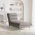 Șezlong cu perne, gri taupe, material textil GartenMobel Dekor
