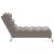 Șezlong cu perne, gri taupe, material textil GartenMobel Dekor