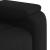 Fotoliu rabatabil, negru, material textil GartenMobel Dekor