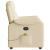 Fotoliu rabatabil de masaj, crem, material textil GartenMobel Dekor