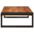 Raft pentru baie 80 x 50 x 23 cm Lemn solid de mango, fier GartenMobel Dekor