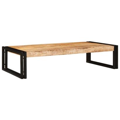 Raft pentru baie 100 x 50 x 23 cm Lemn solid de mango, fier GartenMobel Dekor