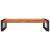Raft pentru baie 100 x 50 x 23 cm Lemn solid de mango, fier GartenMobel Dekor