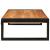 Raft pentru baie 100 x 50 x 23 cm Lemn solid de mango, fier GartenMobel Dekor